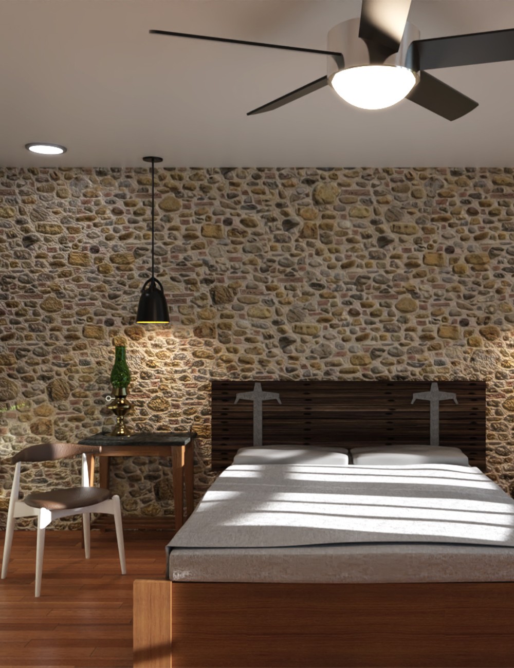 Mediterranean Bedroom by N/A
