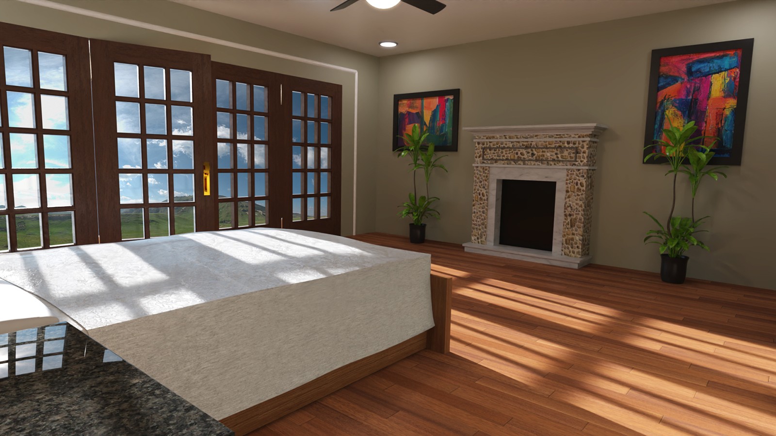 Mediterranean Bedroom by N/A