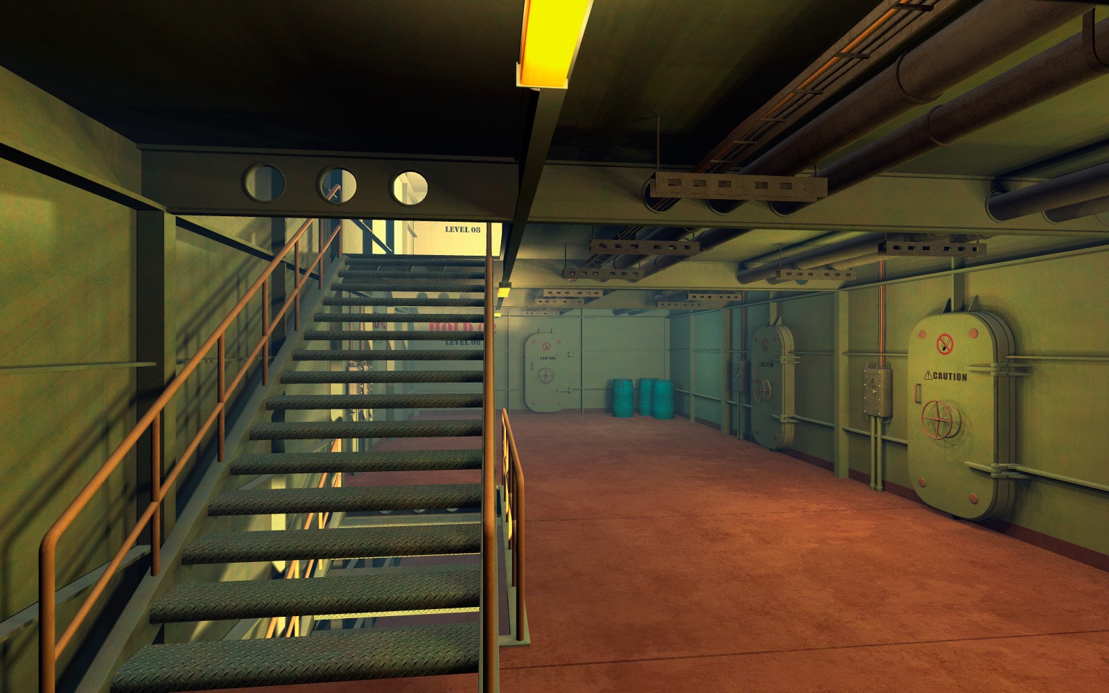 Ship's hold for Poser by N/A