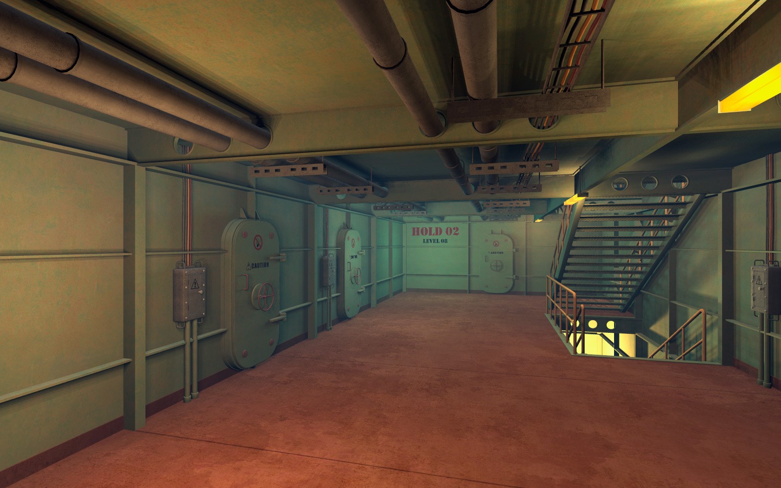 Ship's hold for Poser by N/A