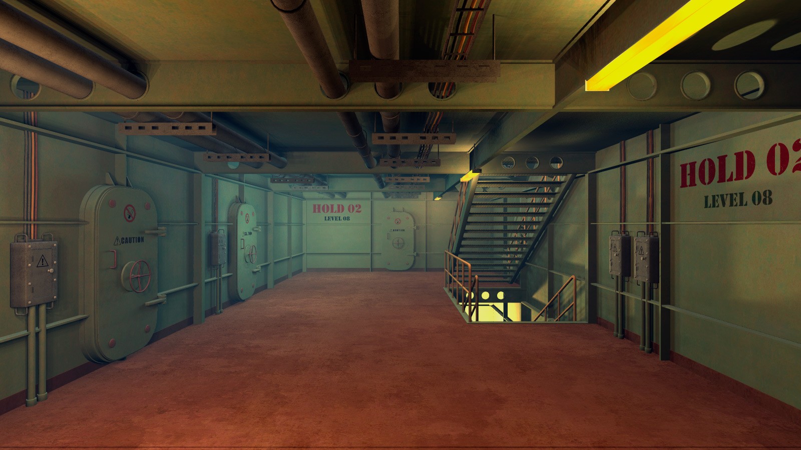 Ship's hold for Poser by N/A