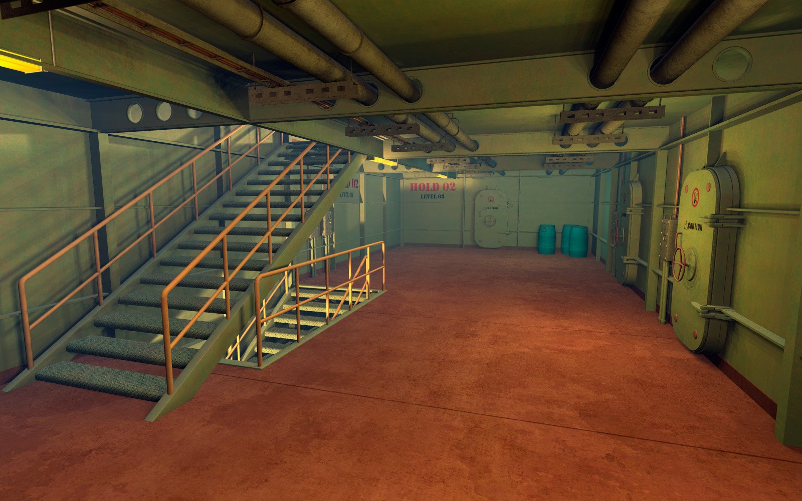 Ship's hold for Daz Studio by N/A