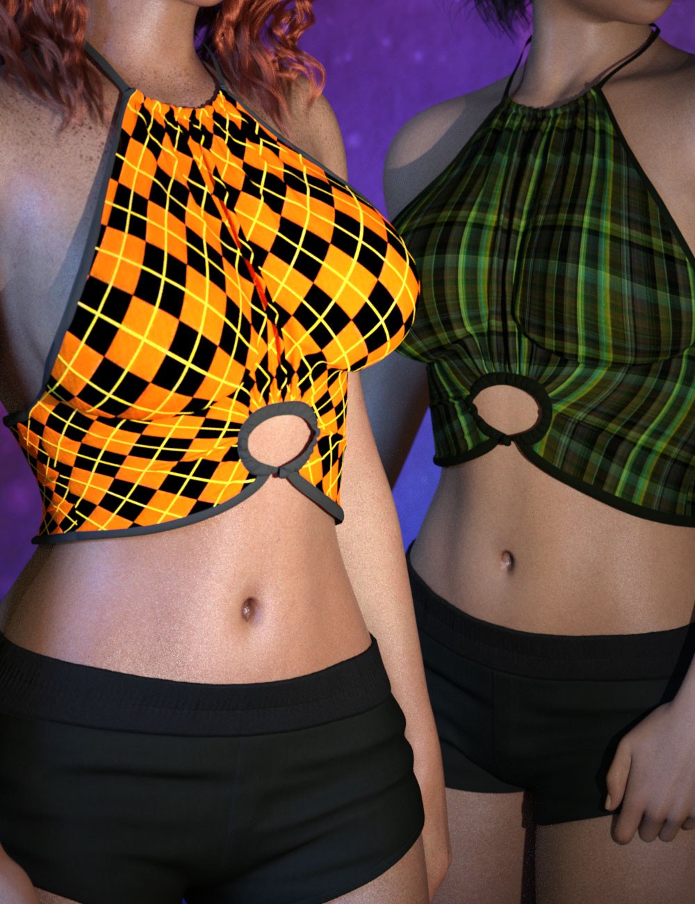 3DL Trend Textures For Ring Crop Top G8F/G9 by N/A