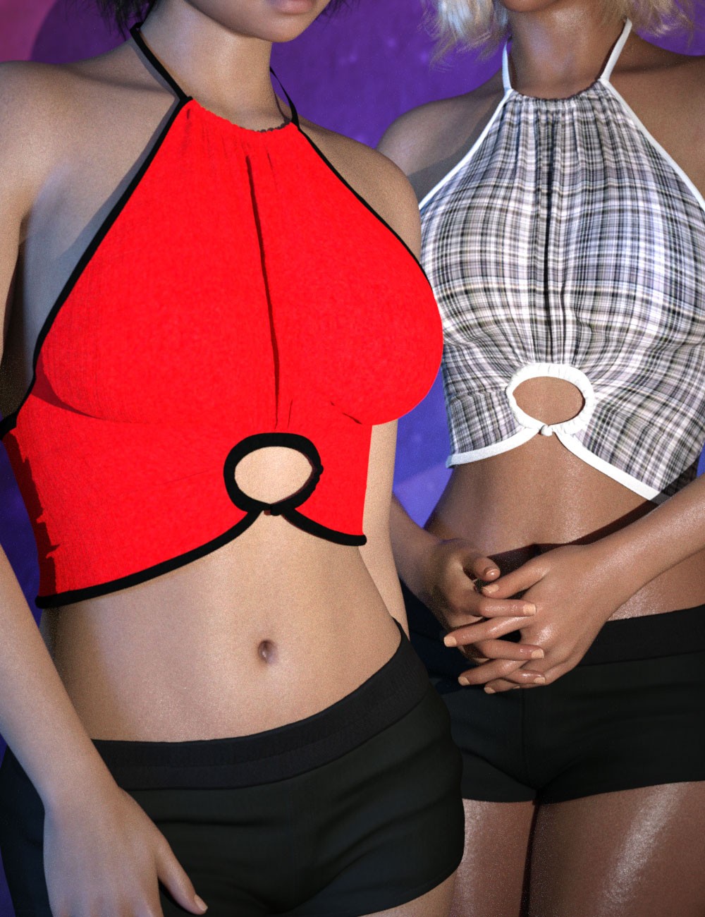 3DL Trend Textures For Ring Crop Top G8F/G9 by N/A