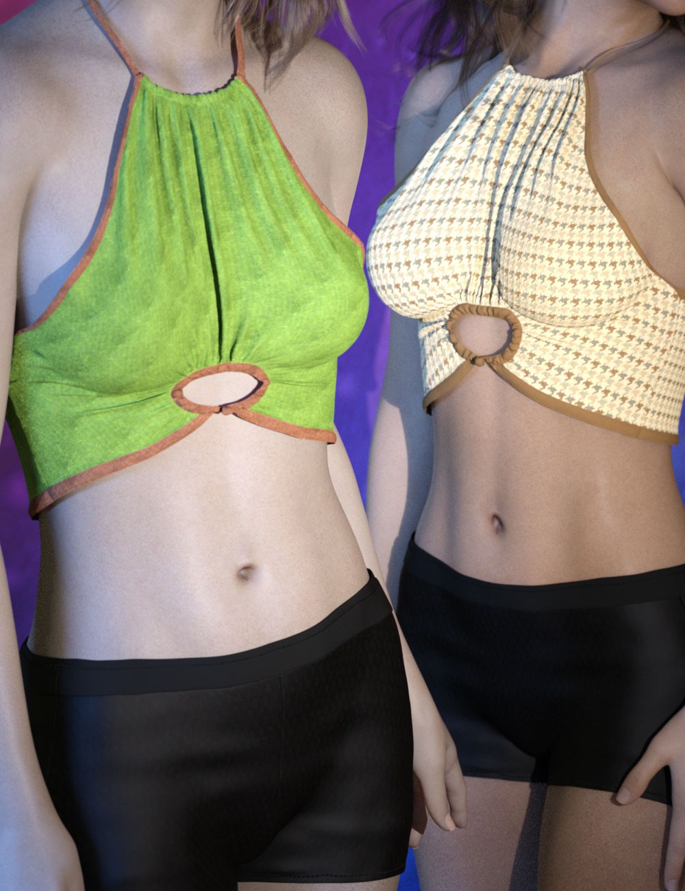 3DL Trend Textures For Ring Crop Top G8F/G9 by N/A