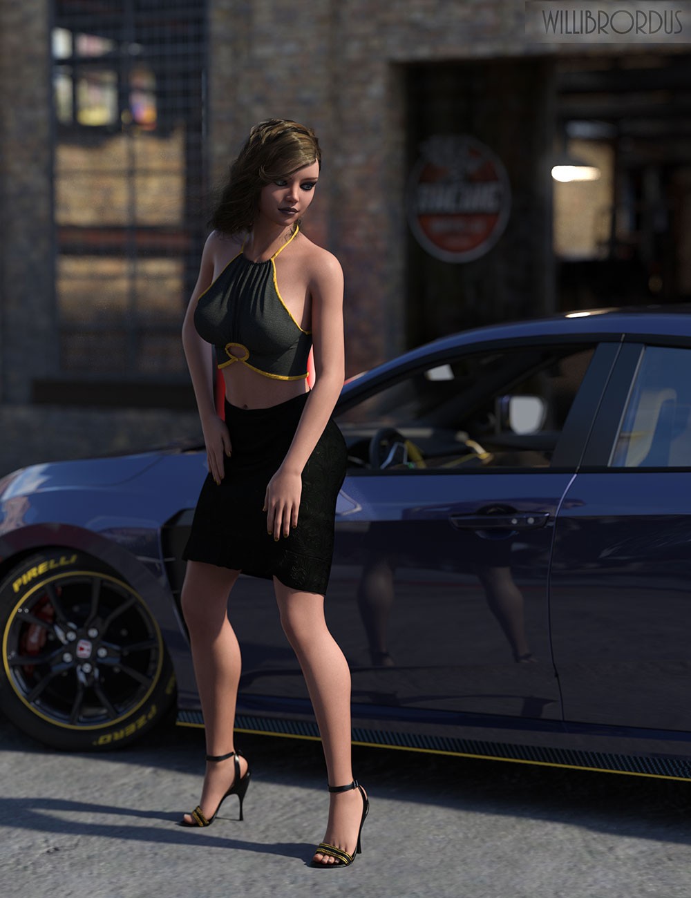 3DL Trend Textures For Ring Crop Top G8F/G9 by N/A