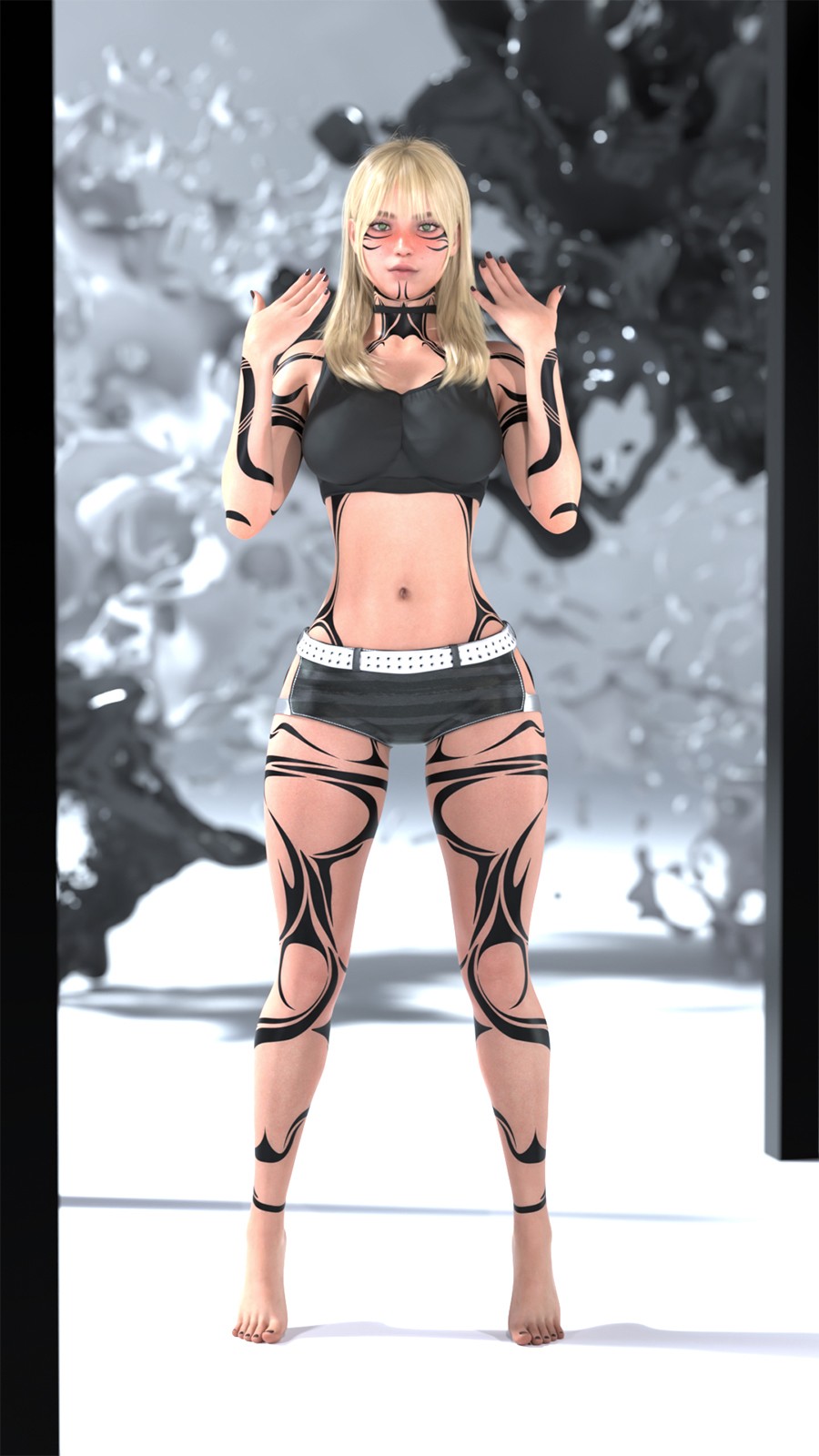 DT Tribal Tattoo set for G8F by N/A