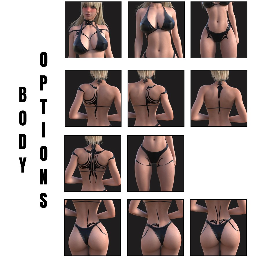DT Tribal Tattoo set for G8F by N/A