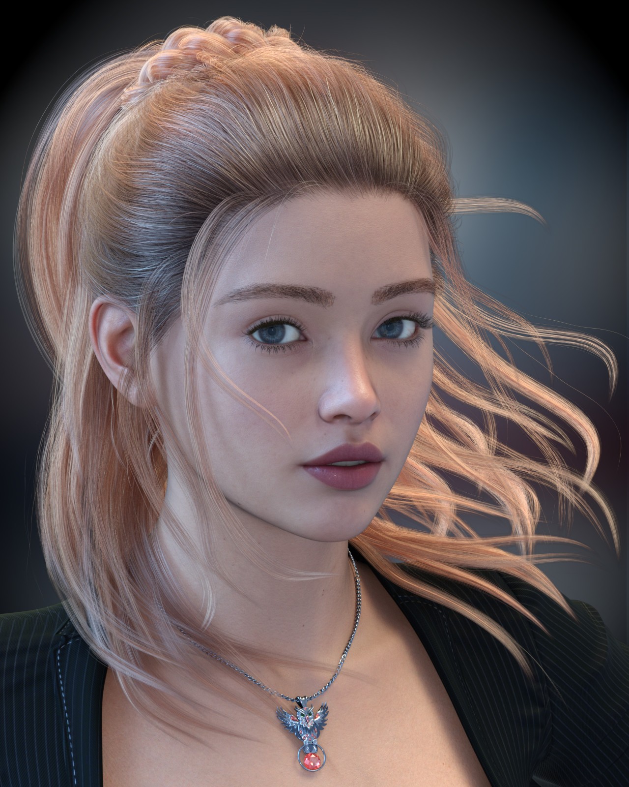 ALO Alexeia Hair for Genesis 9, 8 and 8.1 Females