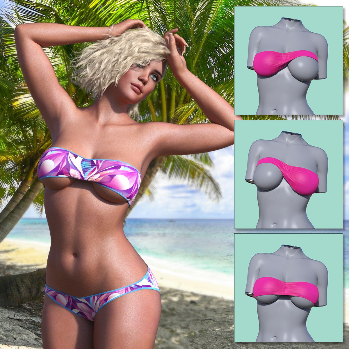 Bandeau Bikini for G8/8.1 Females by N/A