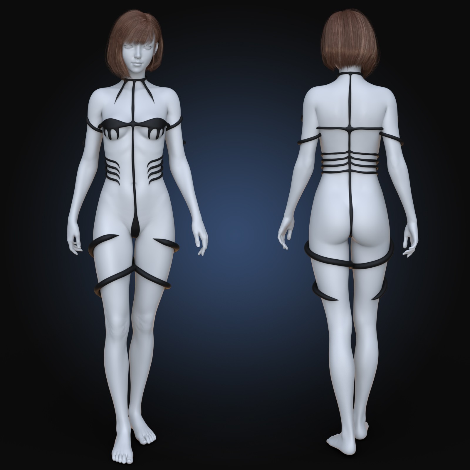 sexy skeleton outfit g8f