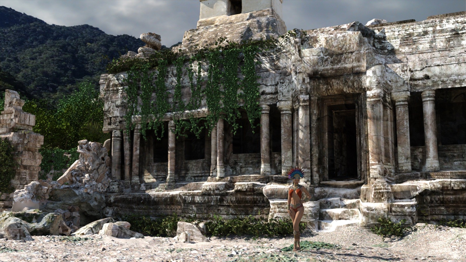Mayan Temple For DAZ by N/A