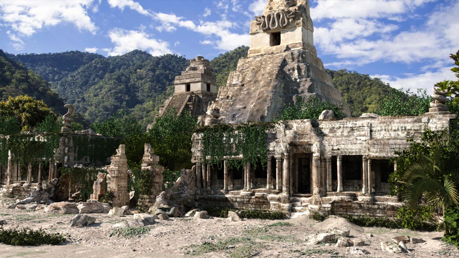 Mayan Temple For DAZ by N/A