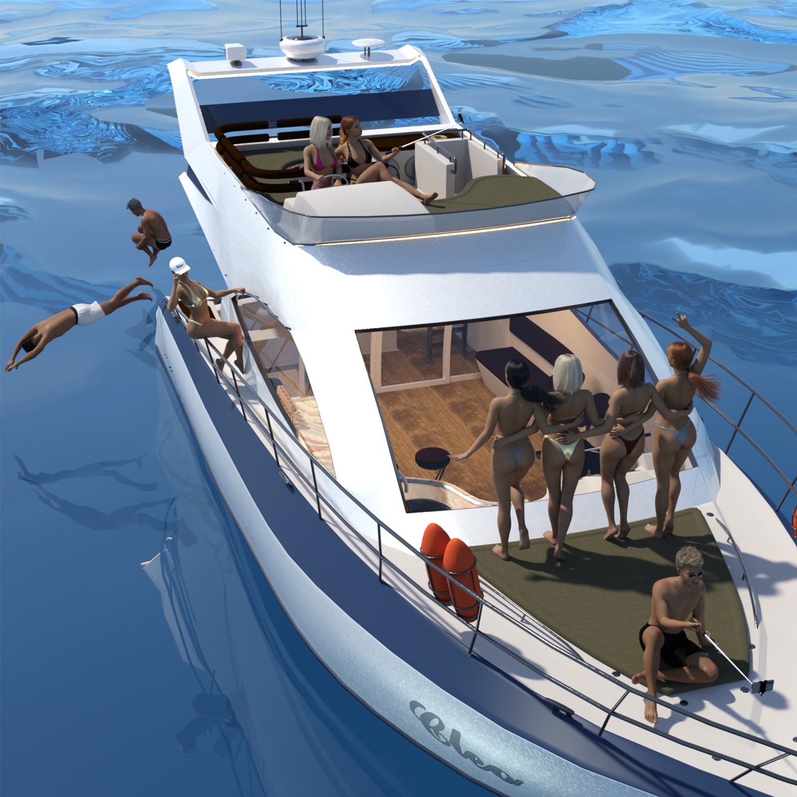 SAMANT Yacht_POSES 2 by N/A