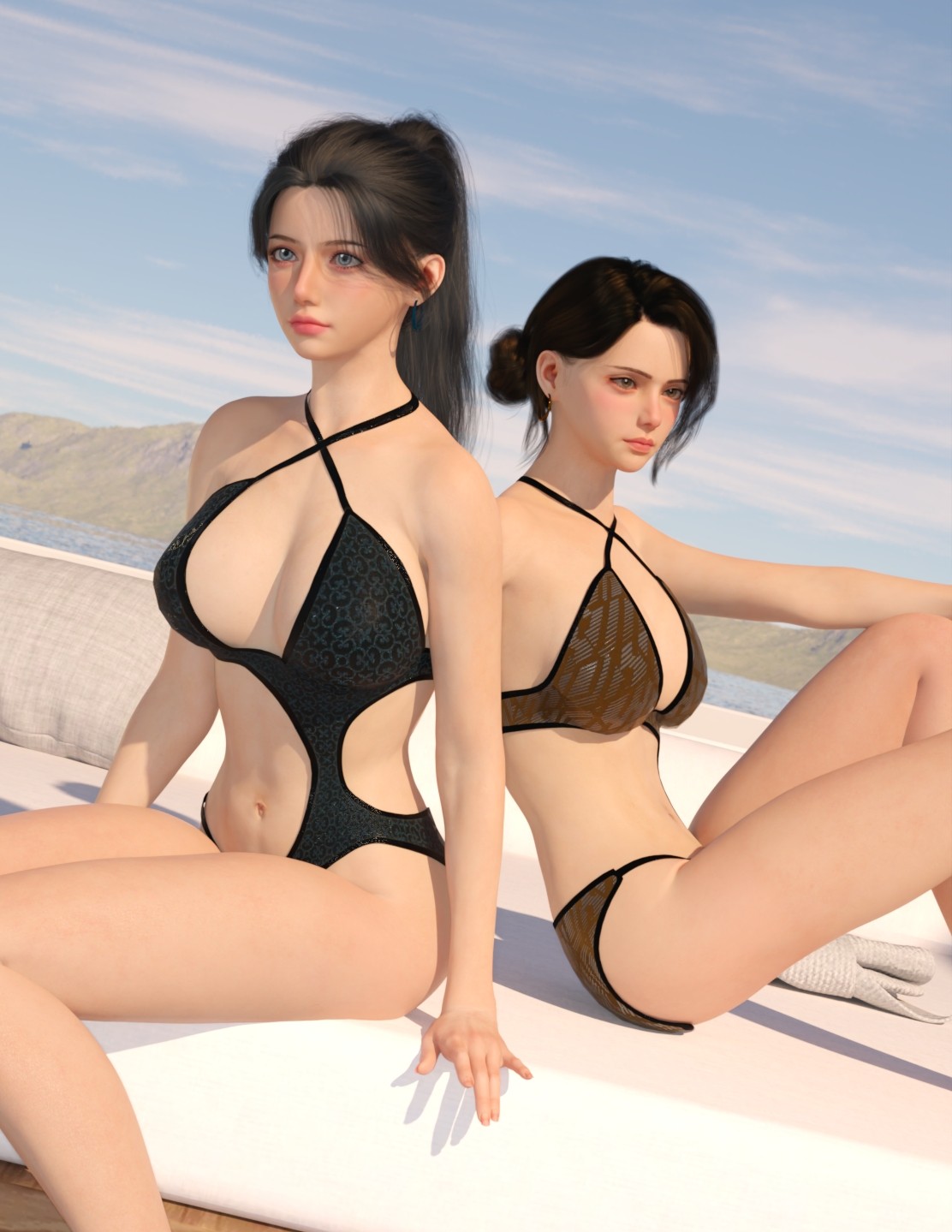 MG-Hollow LaceUp Bikini G9 G8F dForce by N/A