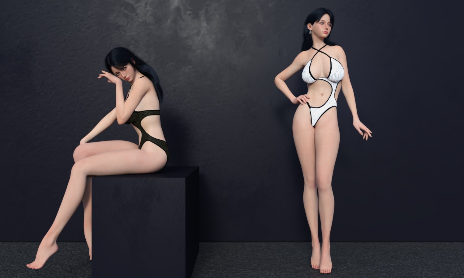 MG-Hollow LaceUp Bikini G9 G8F dForce by N/A