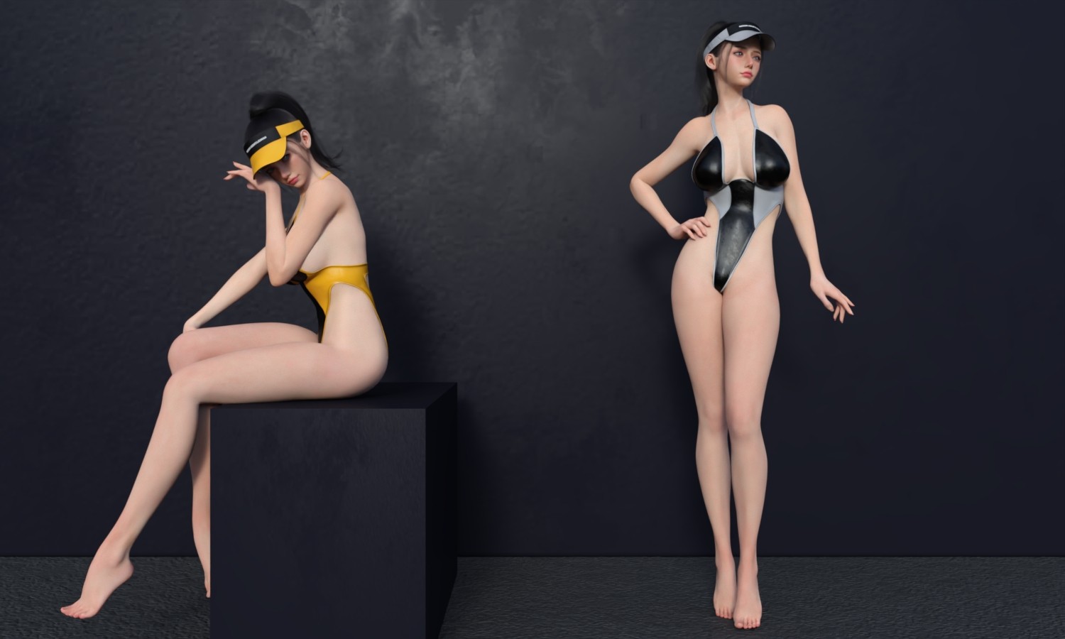 MG-High Leg Monokini G9 G8F by N/A
