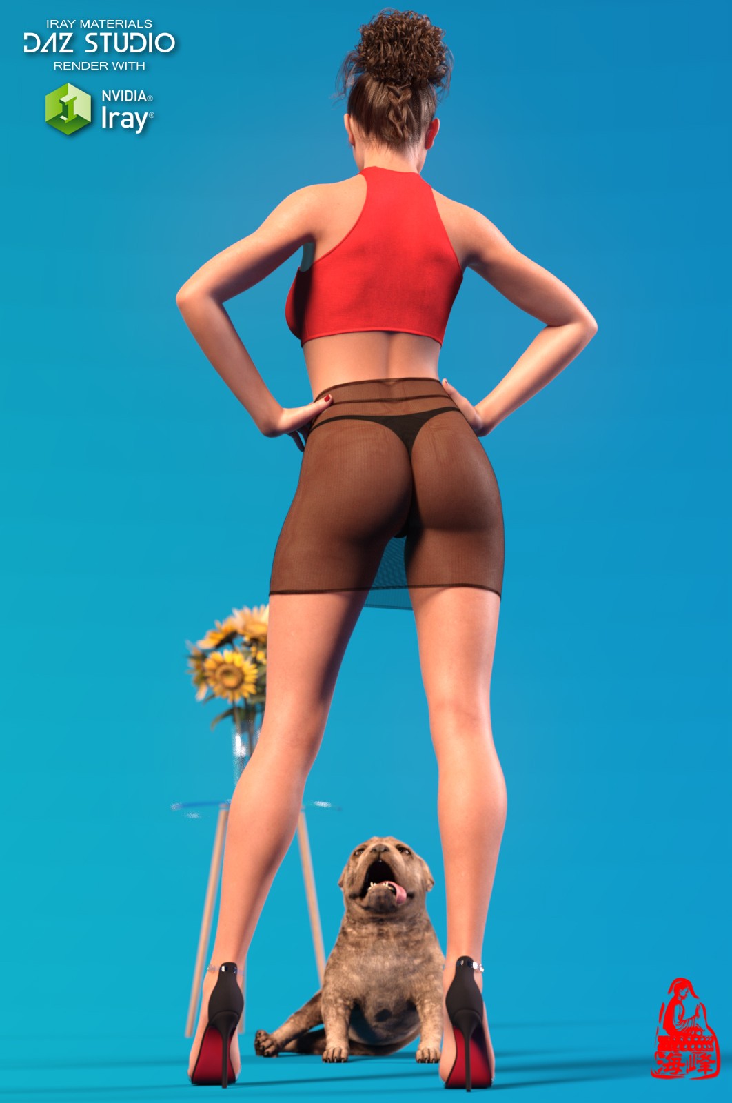 dForce Cutout Top & Mini Skirt for Genesis 8 & 8.1 Females by N/A