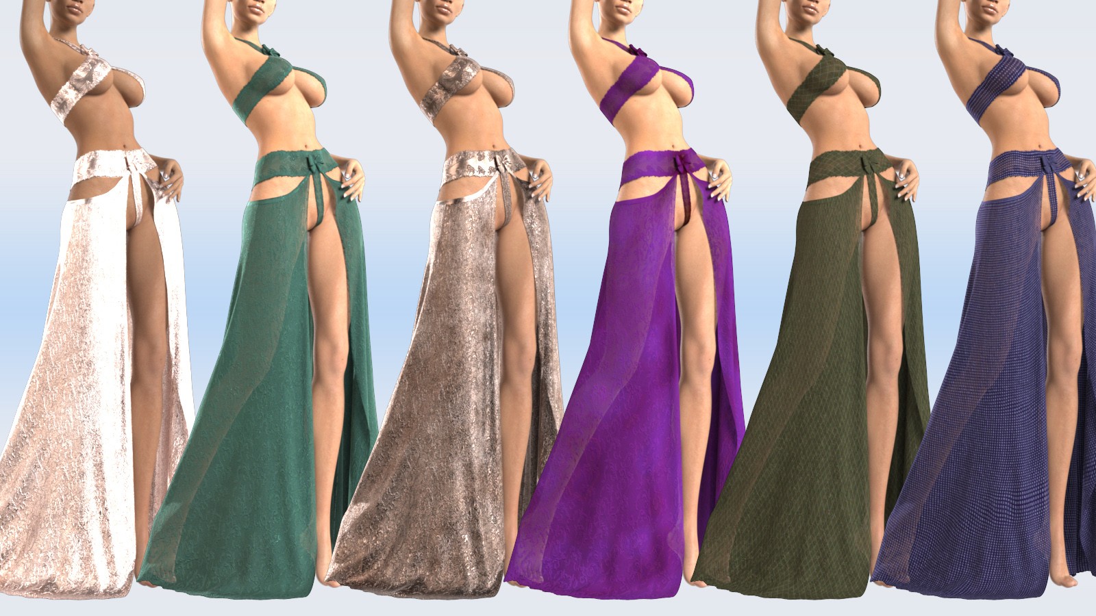 XDancer Dress for Genesis 8 and 9 by N/A