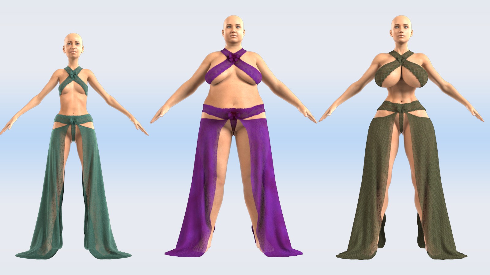 XDancer Dress for Genesis 8 and 9 by N/A
