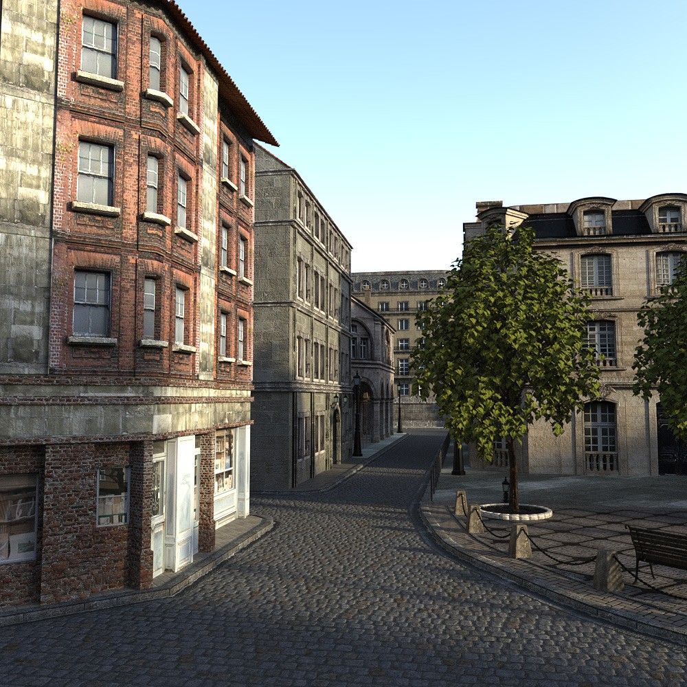 Old Town Bordeaux for Daz Studio by N/A