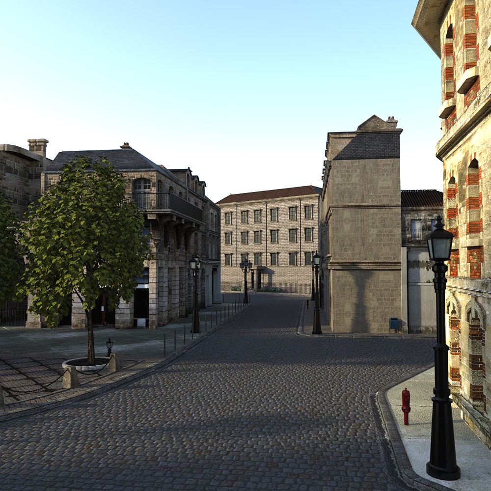 Old Town Bordeaux for Daz Studio by N/A
