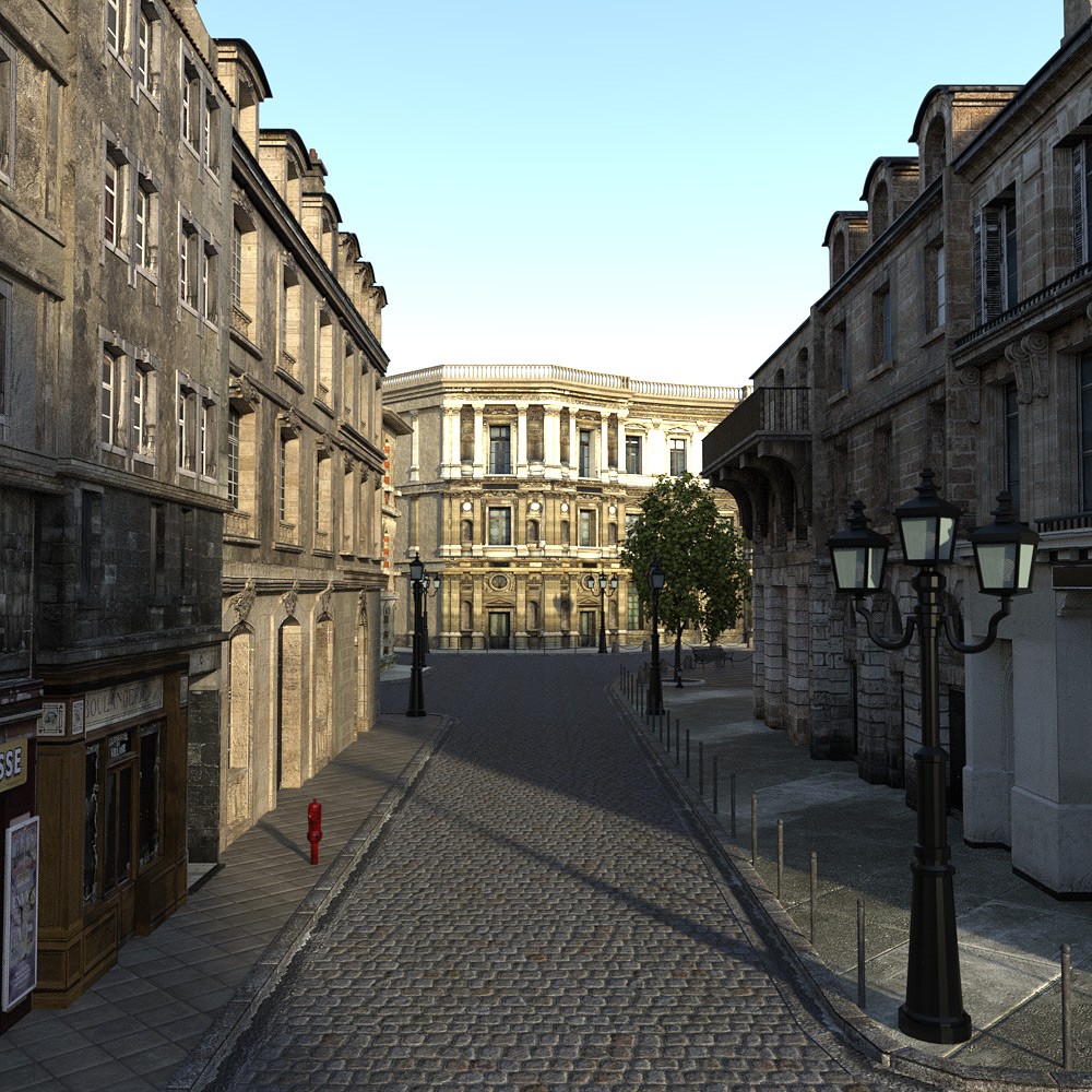 Old Town Bordeaux for Daz Studio by N/A