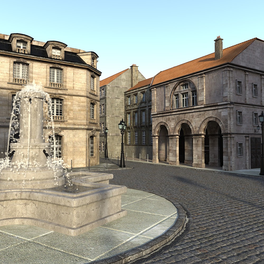 Old Town Bordeaux for Daz Studio by N/A