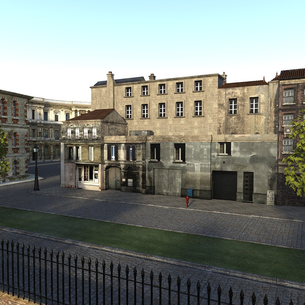 Old Town Bordeaux for Daz Studio by N/A