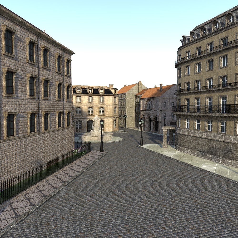Old Town Bordeaux for Daz Studio by N/A
