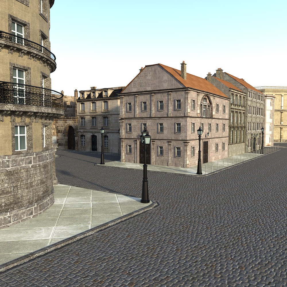 Old Town Bordeaux for Daz Studio by N/A