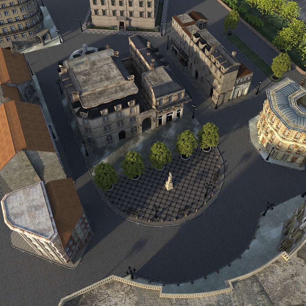 Old Town Bordeaux for Daz Studio by N/A