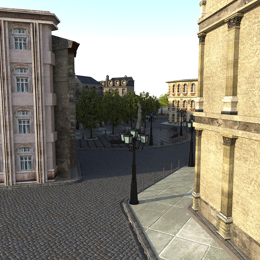 Old Town Bordeaux for Daz Studio by N/A