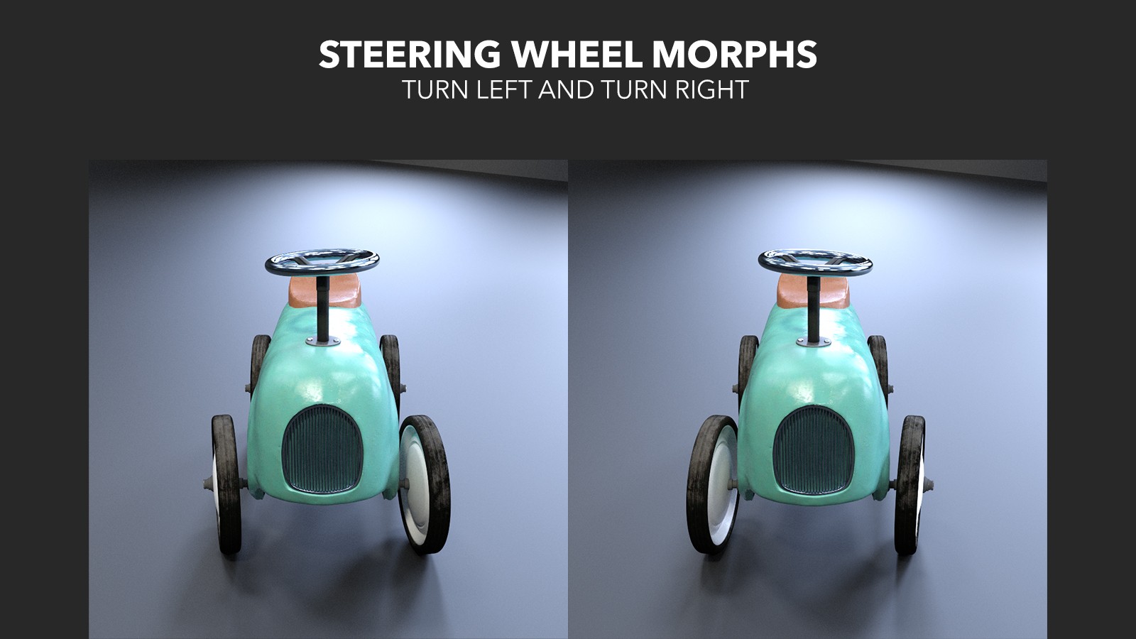 Ride-on Vintage Car for Daz Studio by N/A