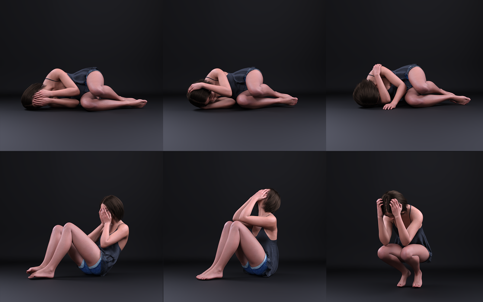 Csr - Depression and Sadness Poses by N/A