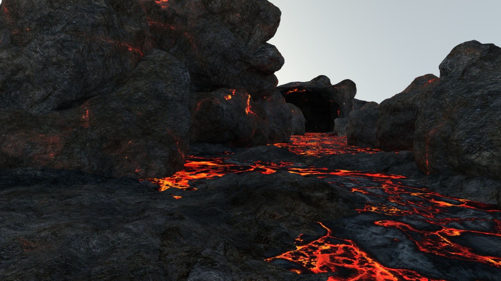 Modular 3D Kits: Lava Cave by N/A