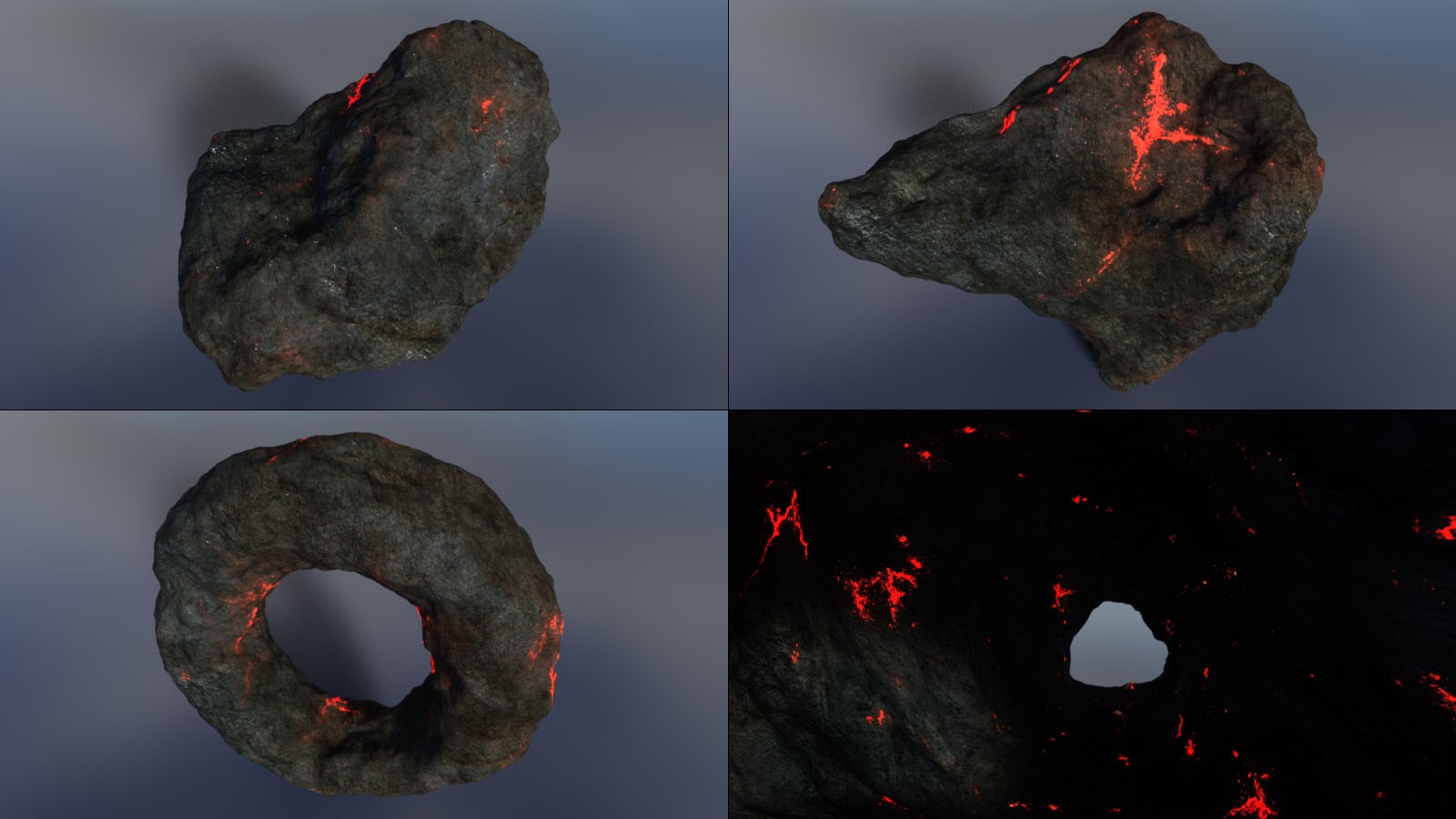 Modular 3D Kits: Lava Cave by N/A