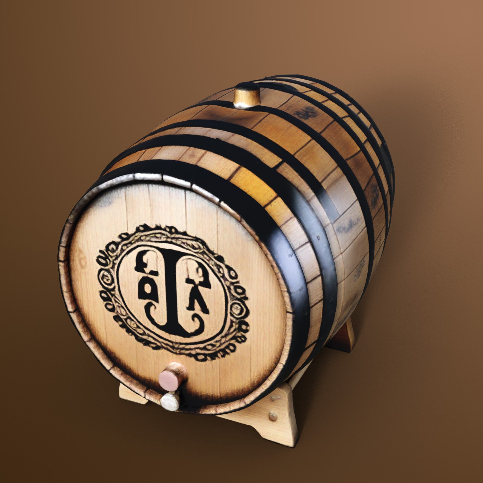 Wooden Barrels 2 by N/A
