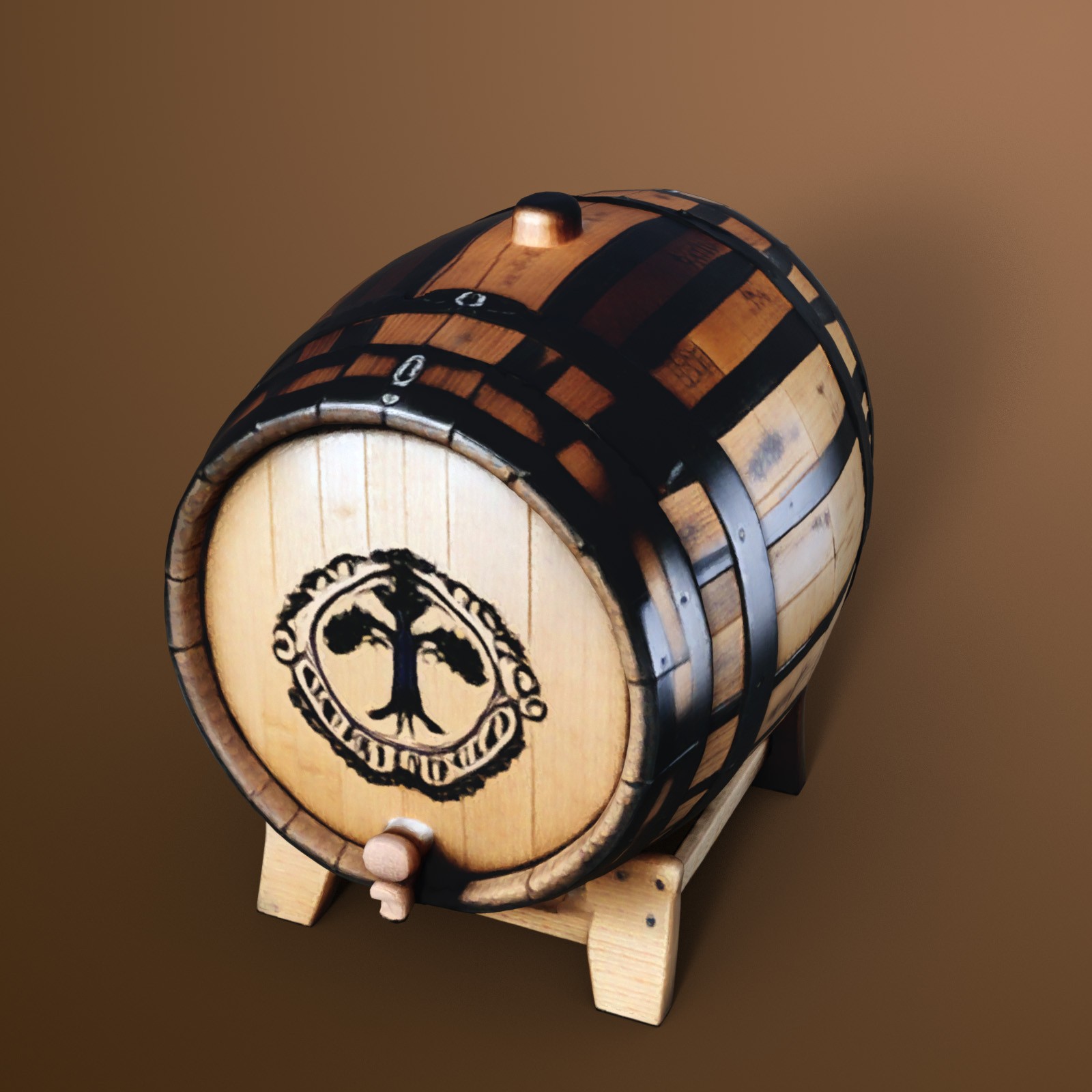 Wooden Barrels 2 by N/A
