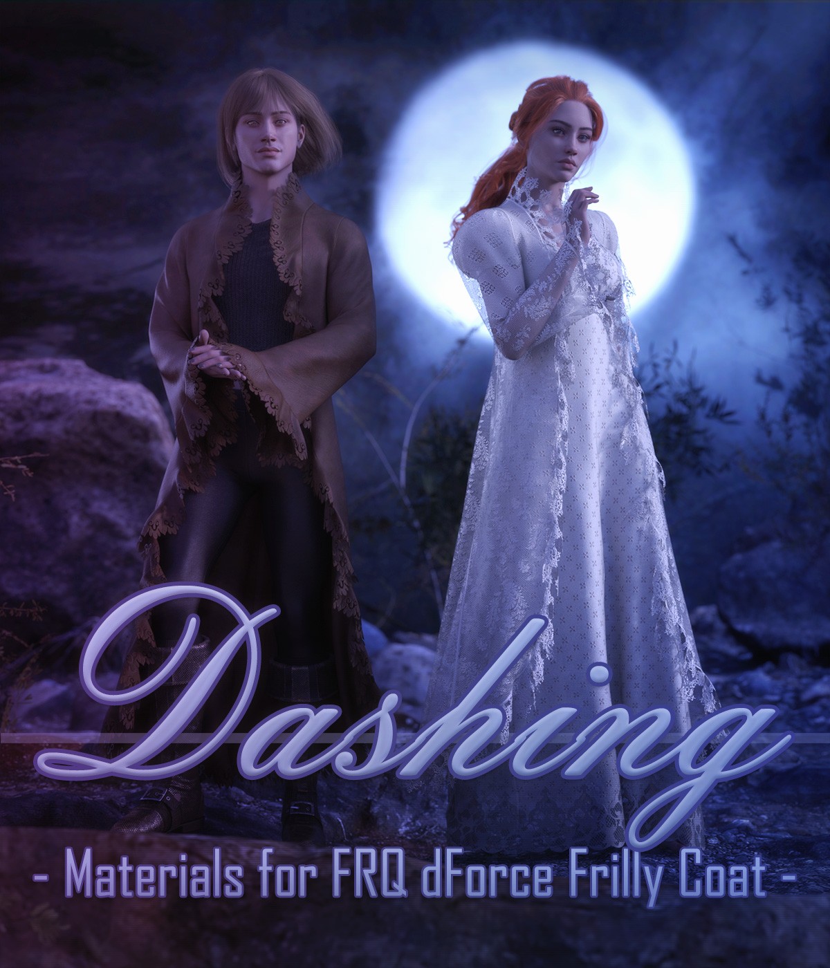 Dashing Materials for FRQ dForce: Frilly Coat by N/A