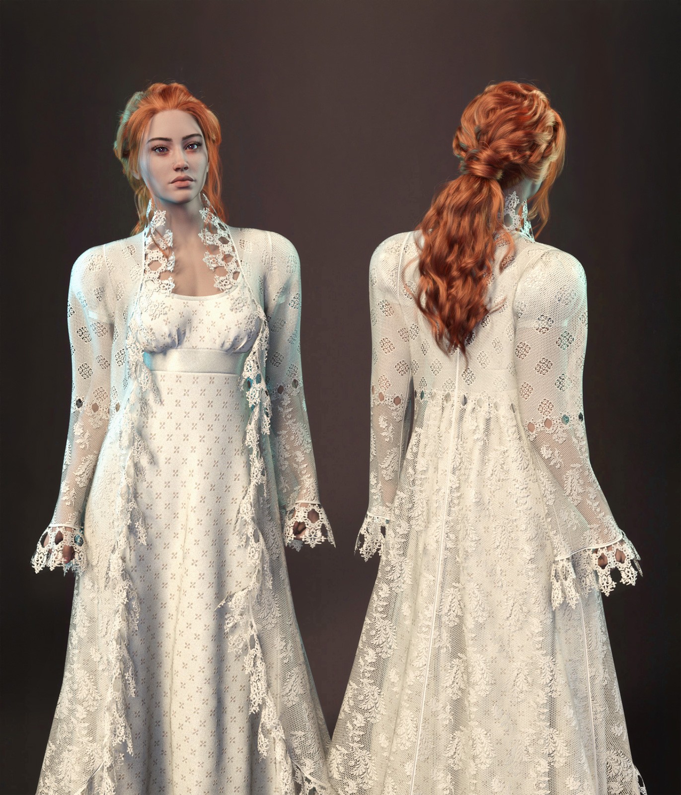 Dashing Materials for FRQ dForce: Frilly Coat by N/A