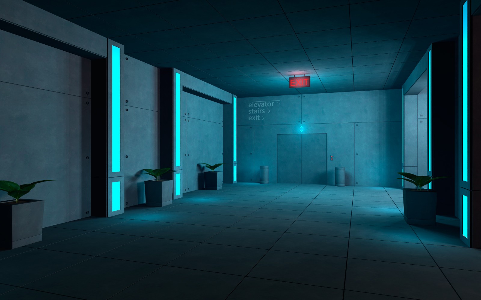 Stairs exit for Poser by N/A