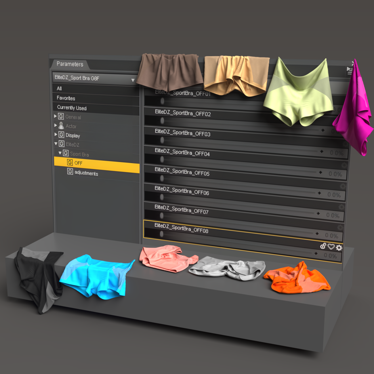 EliteDZ_Sport Bra and Short for G8F by N/A