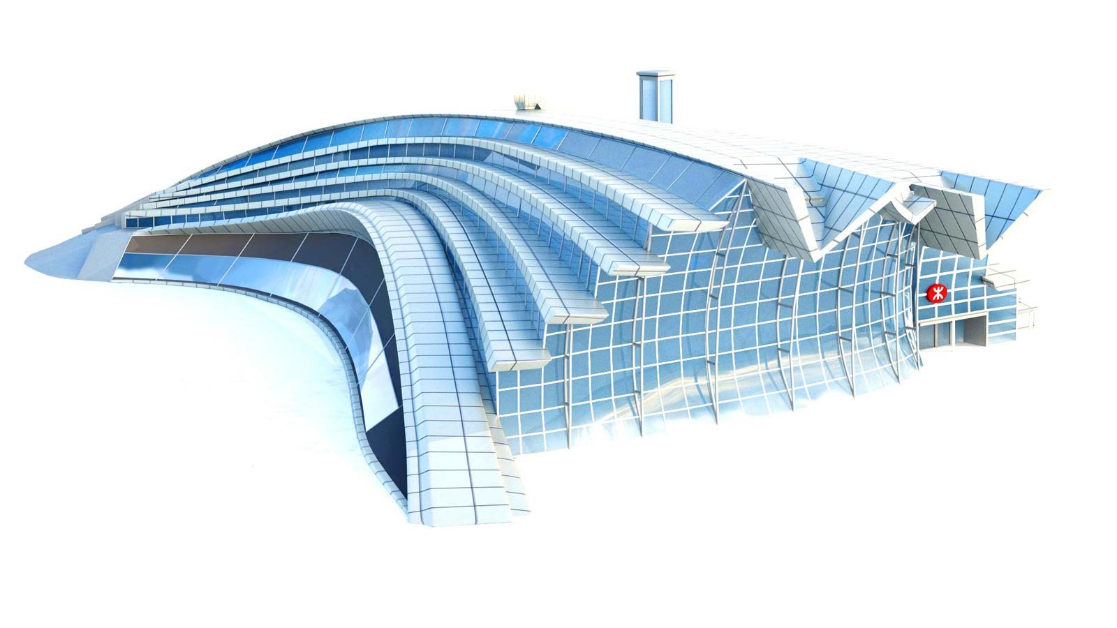 West Kowloon Station Main Terminal - Premium 3D Model by N/A
