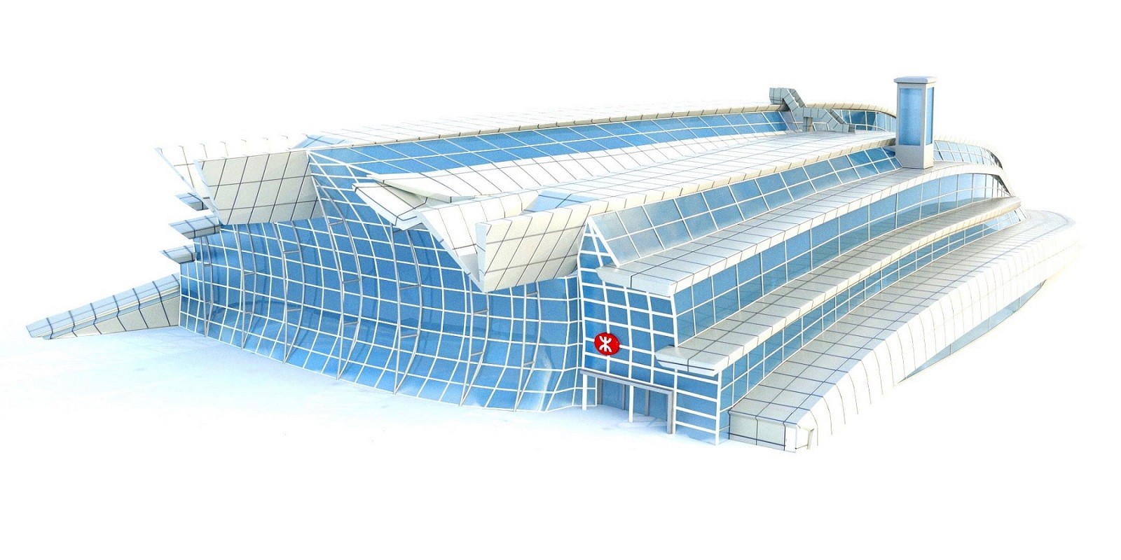West Kowloon Station Main Terminal - Premium 3D Model by N/A