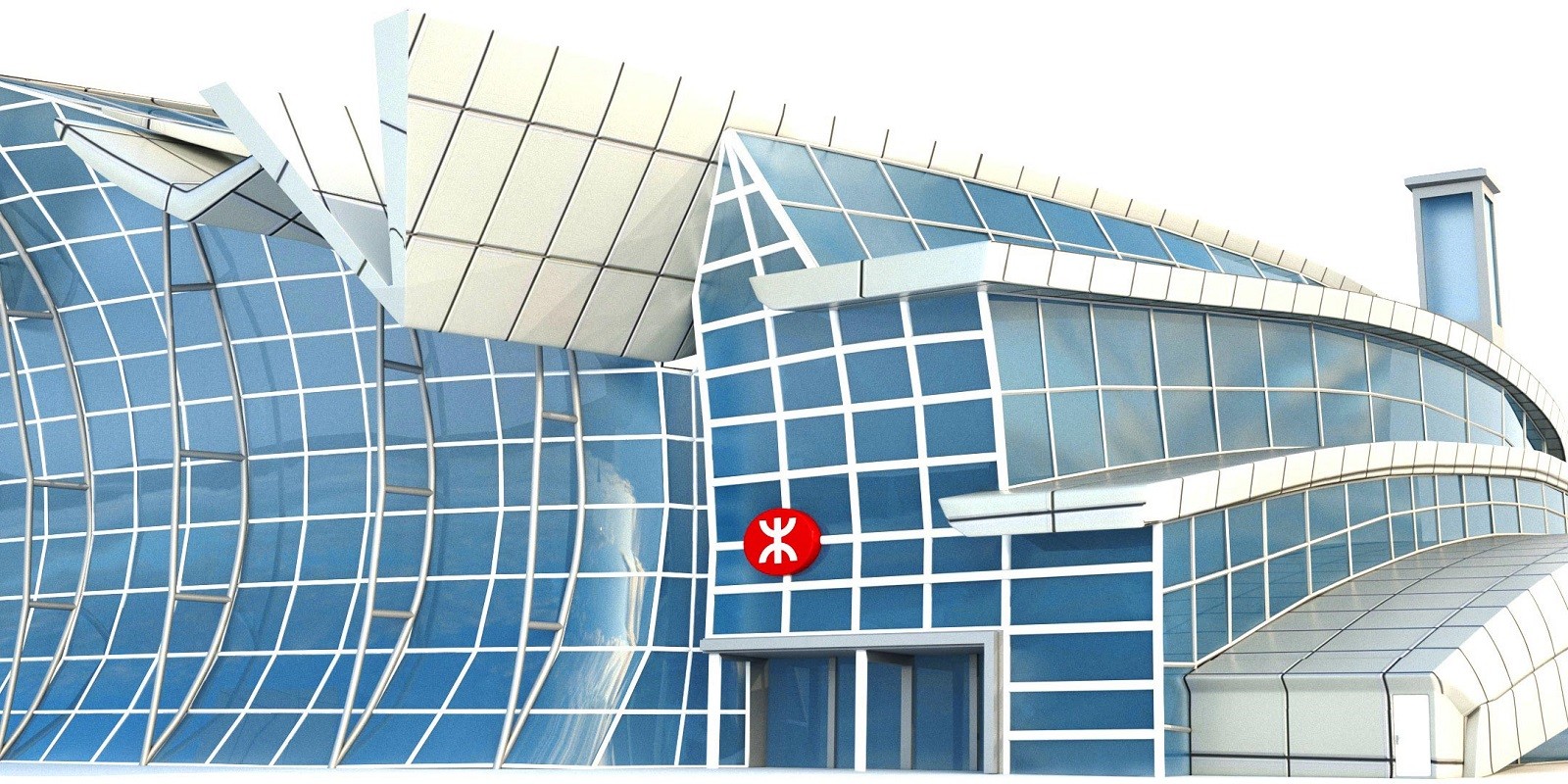 West Kowloon Station Main Terminal - Premium 3D Model by N/A