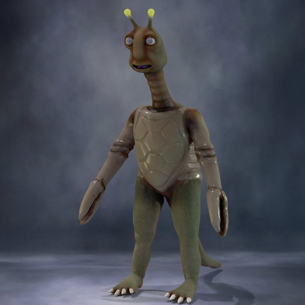Crusteleon And GLT Space Robot for Poser by N/A