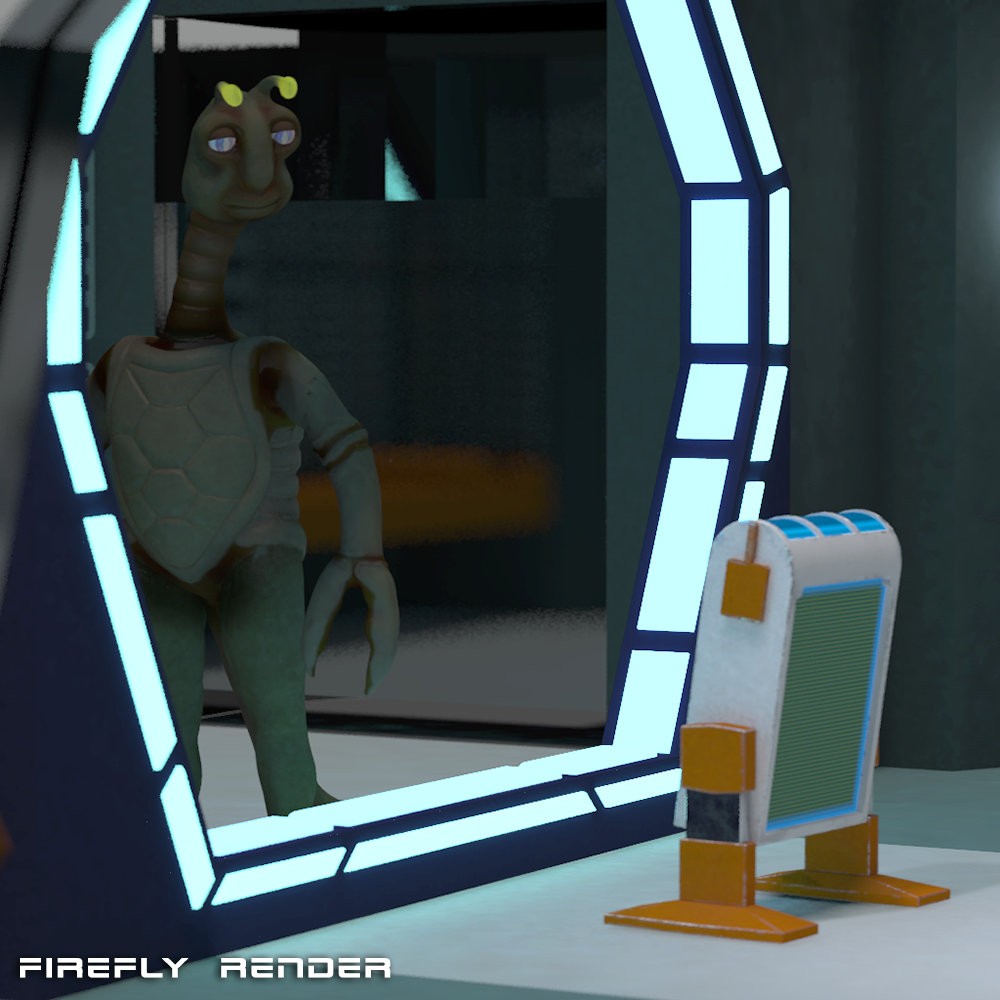 Crusteleon And GLT Space Robot for Poser by N/A