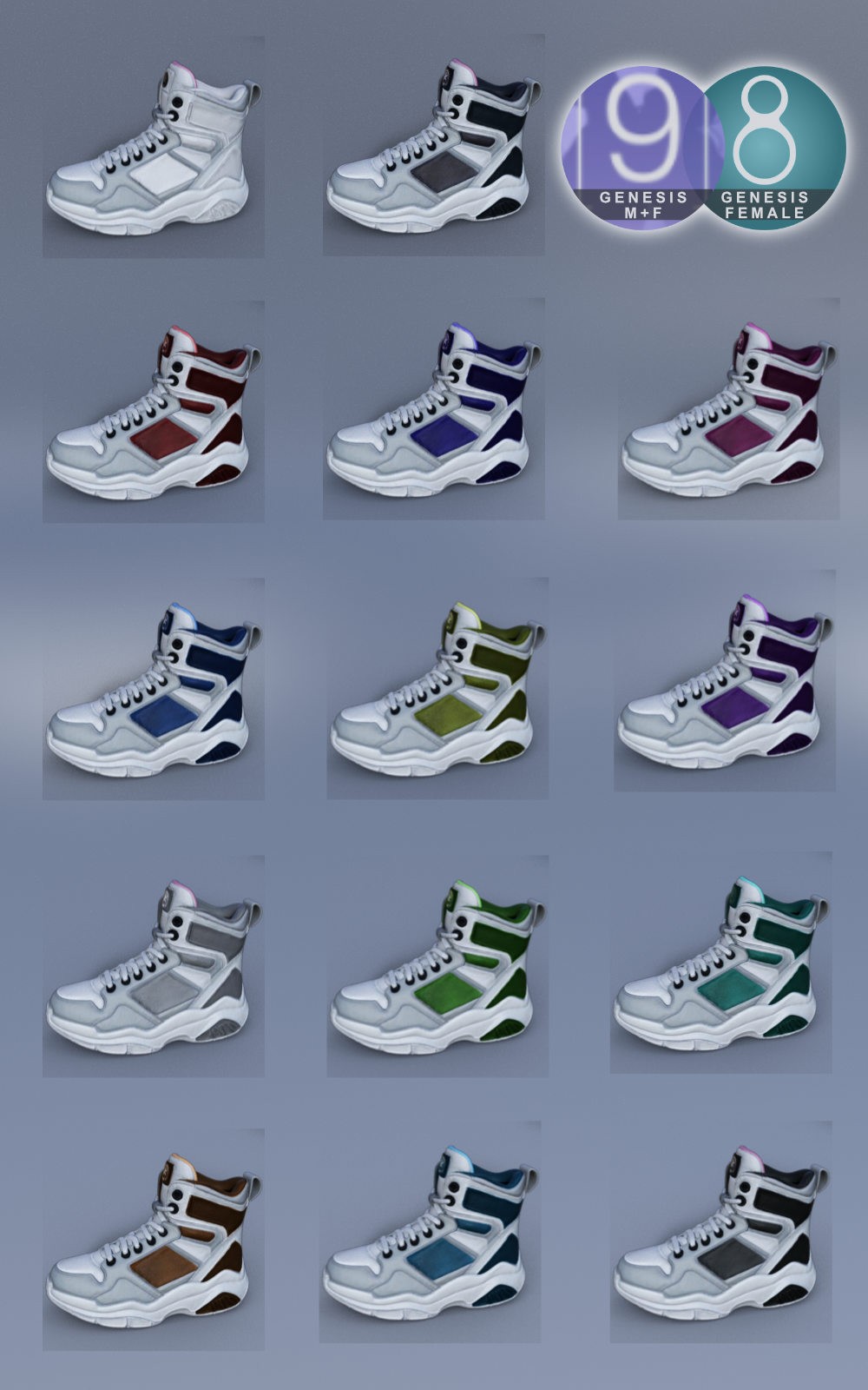 High-Top Laces Premium Pack by N/A