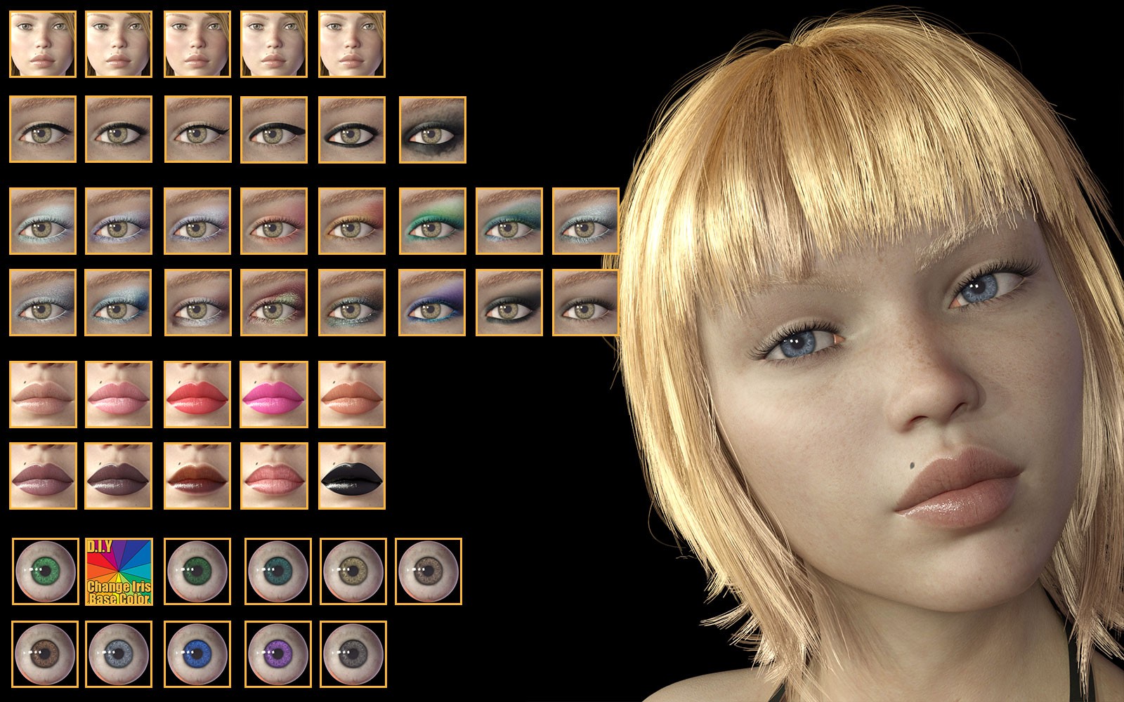 3DL Monique + Outfit for Genesis 8 Females by N/A